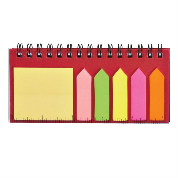 Red color option for Complete Set Notebook With Sticky Notes