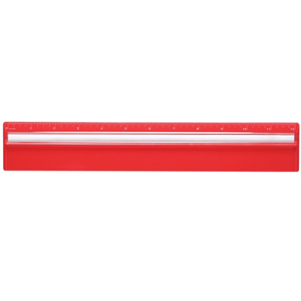 Red color option for 12" Magnifying Ruler