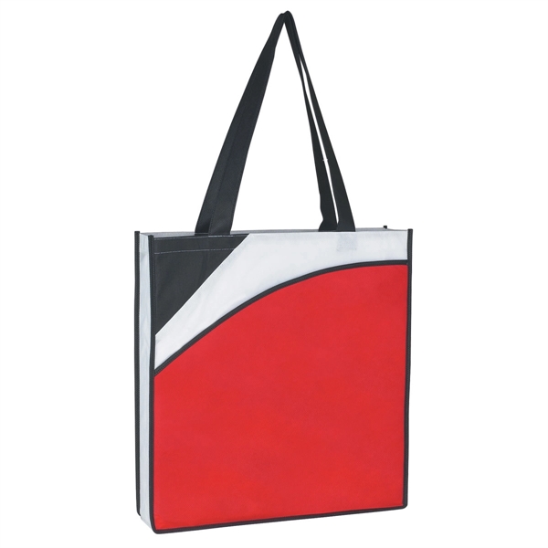RED WITH BLACK color option for Water Resistant Conference Tote
