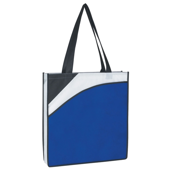 ROYAL BLUE WITH BLACK color option for Water Resistant Conference Tote