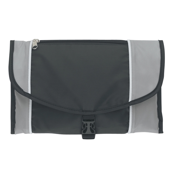 BLACK WITH GRAY color option for Traveler's Toiletry Bag