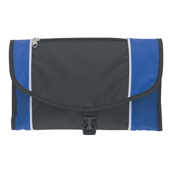 BLACK WITH ROYAL color option for Traveler's Toiletry Bag