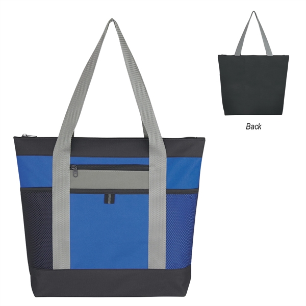ROYAL BLACK GRAY color option for Tri Toned Tote