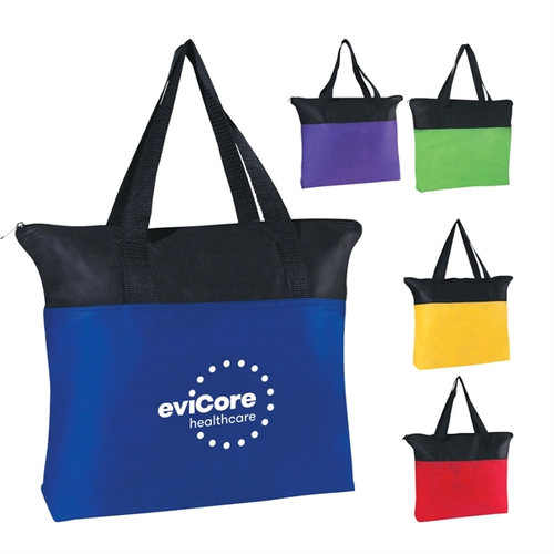 Main photo of Non Woven Tote Bag With Zipper