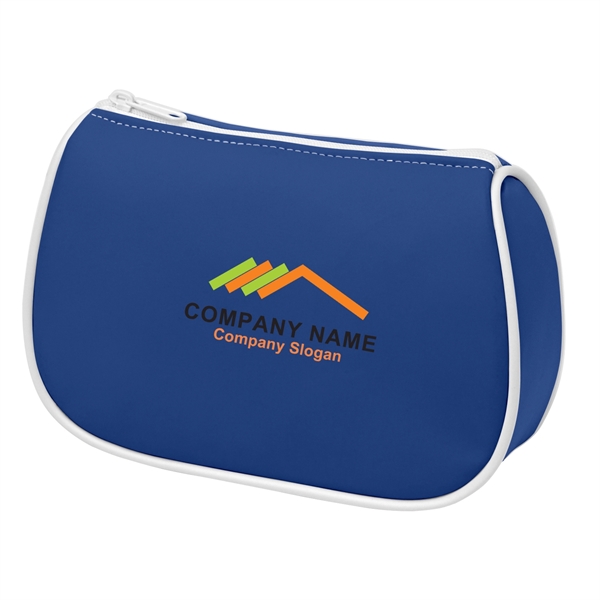 Blue-White color option for Classy Amenities Bag