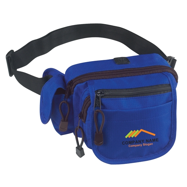 ROYAL BLUE WITH BLACK color option for Dynamic All In One Fanny Pack