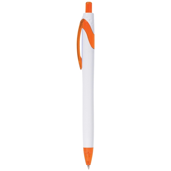 WHITE WITH ORANGE color option for Simple Pen