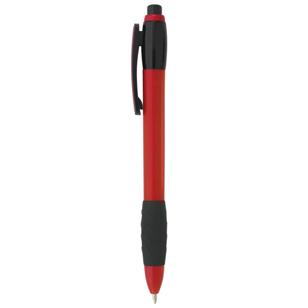 RED WITH BLACK color option for The Sandpiper Pen