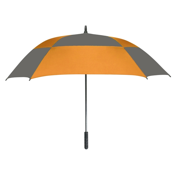 ORANGE WITH GRAY color option for Automatic Square Umbrella