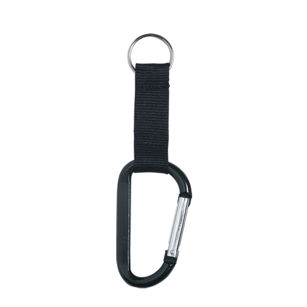 BLACK color option for Classic Carabiner With Straps