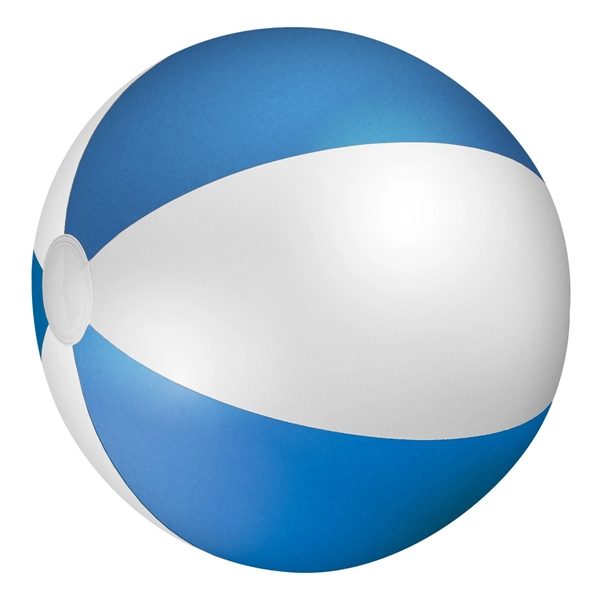WHITE WITH BLUE color option for 20" Vibrant Beach Ball