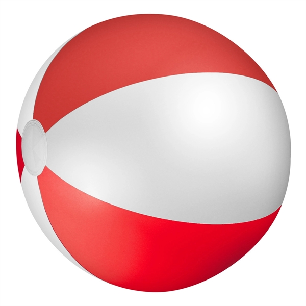WHITE WITH RED color option for 20" Vibrant Beach Ball