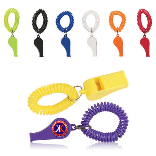 Main photo of Nicely Colored Whistle With Wrist Bands