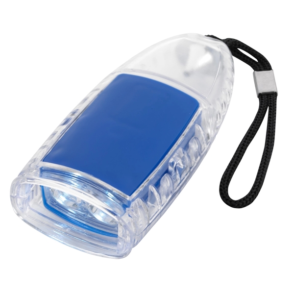 CLEAR WITH BLUE color option for Strapped Rocket Led Light