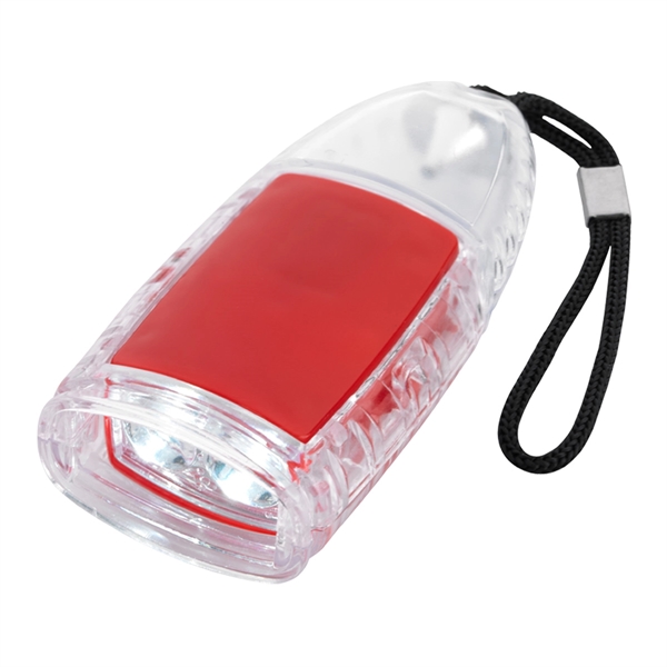 CLEAR WITH RED color option for Strapped Rocket Led Light
