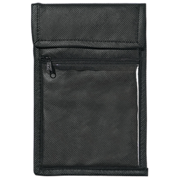 Black color option for Water Resistant Neck Carry Wallet