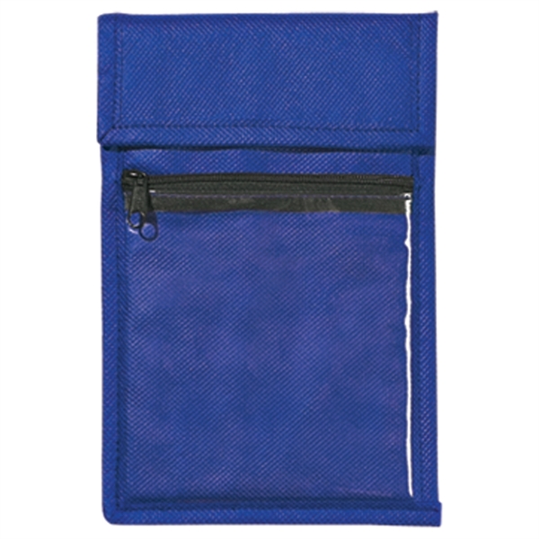 ROYAL BLUE color option for Water Resistant Neck Carry Wallet
