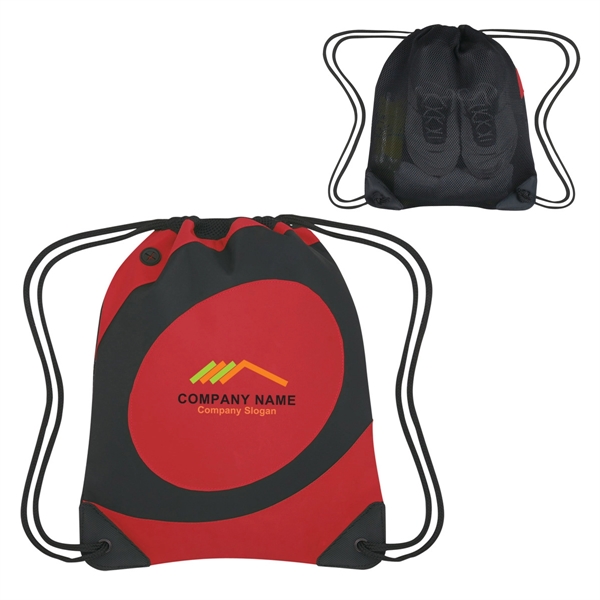 RED WITH BLACK color option for Sport Knapsack