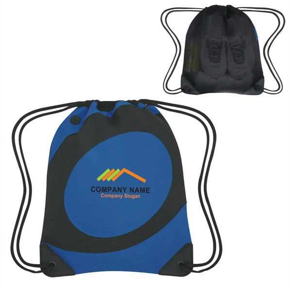 ROYAL BLUE WITH BLACK color option for Sport Knapsack