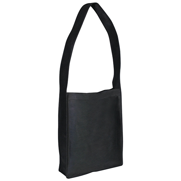 Black color option for Non Woven Messenger Tote Bag