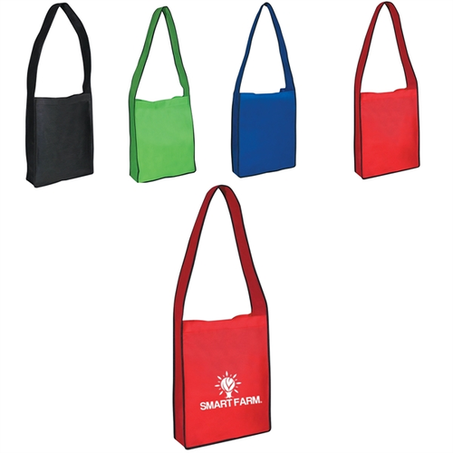 Main photo of Non Woven Messenger Tote Bag