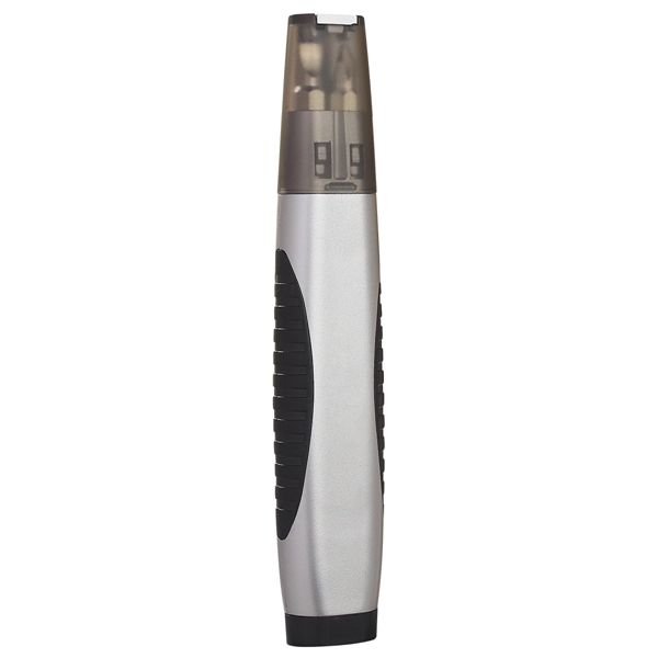 SILVER WITH BLACK color option for Dual Function Led Flashlight And Tool Pack