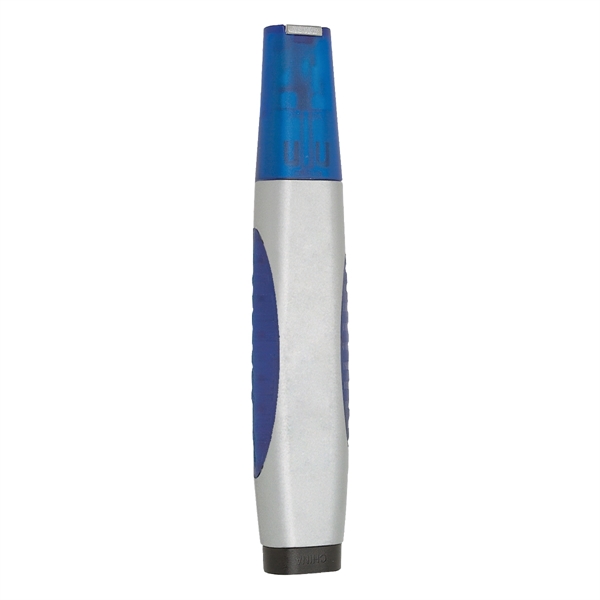 SILVER WITH BLUE color option for Dual Function Led Flashlight And Tool Pack