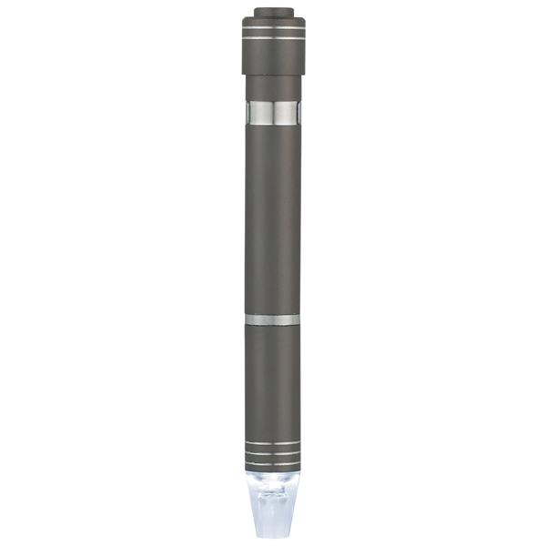 METALLIC GUN METTAL color option for Multifunctional Led Flashlight