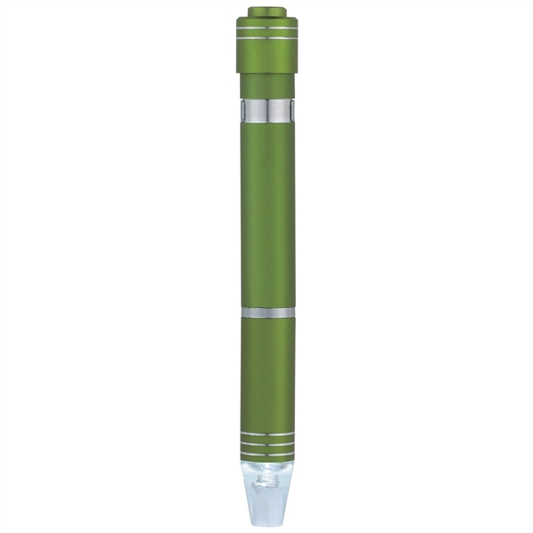 Metallic Green color option for Multifunctional Led Flashlight
