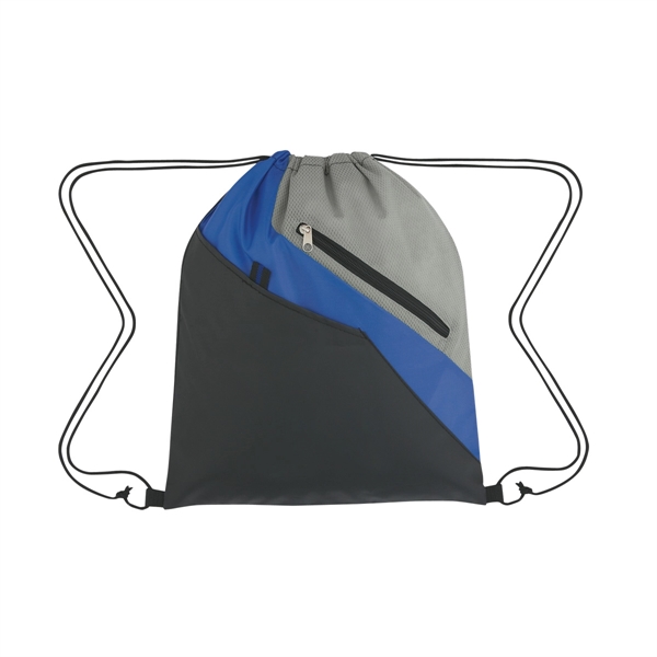 BLACK ROYAL GRAY color option for Tri Toned Athlete Knapsack