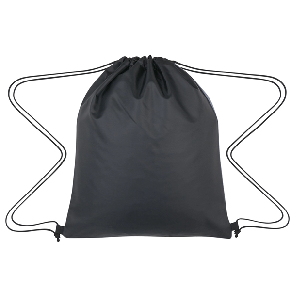 GRAY WITH BLACK color option for Athlete's String Bag