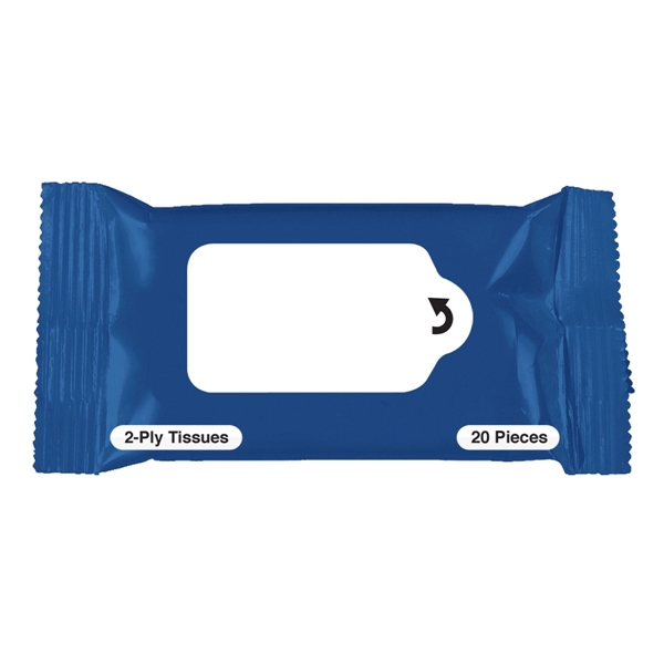 BLUE color option for Portable Tissue Pack