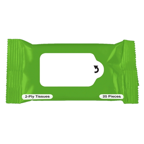 GREEN color option for Portable Tissue Pack
