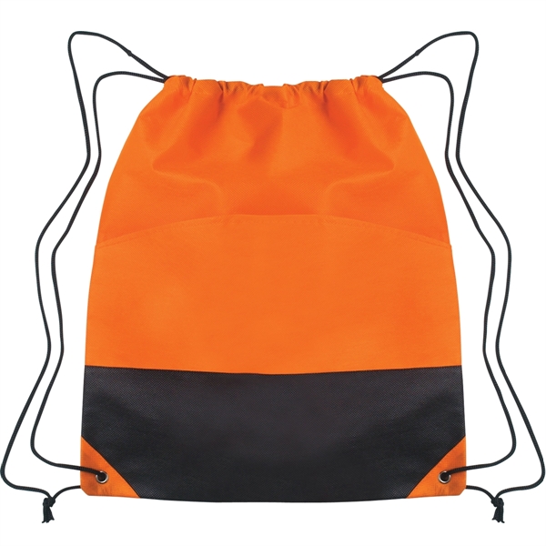 Orange color option for Dual Colored Sporting Knapsack