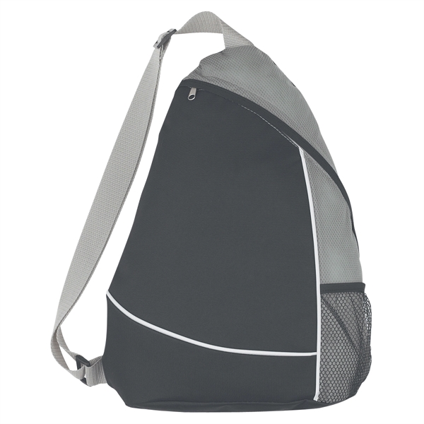 BLACK WITH GRAY color option for Classic Sling Bag