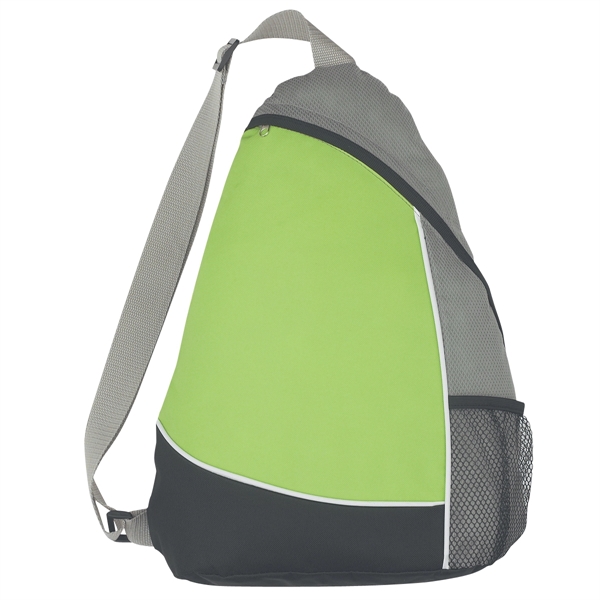 LIME WITH GRAY color option for Classic Sling Bag