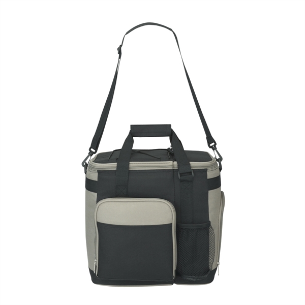 BLACK WITH GRAY color option for Large Picnic Cooler Bag