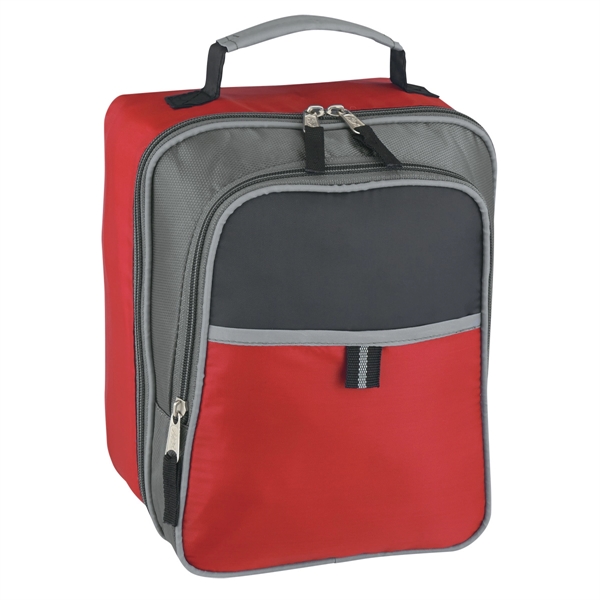 RED color option for Polyester Lunch Bag