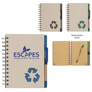 Photo of Eco Inspired Spiral Notebook & Pen