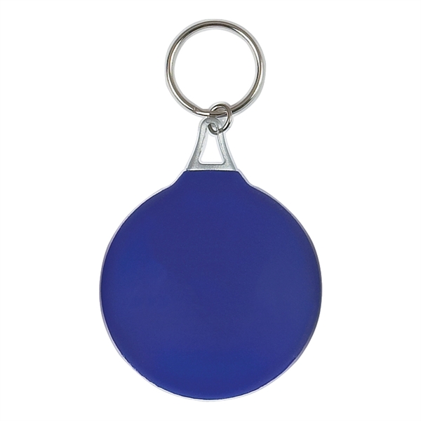 Blue color option for Microfiber Cloth In A Rubber Key Chain