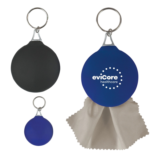 Main photo of Microfiber Cloth In A Rubber Key Chain