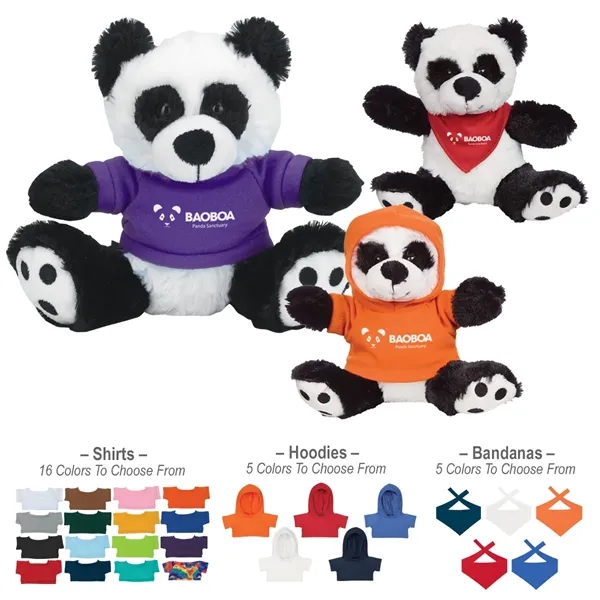 Gray color option for 6" Cuddly Panda