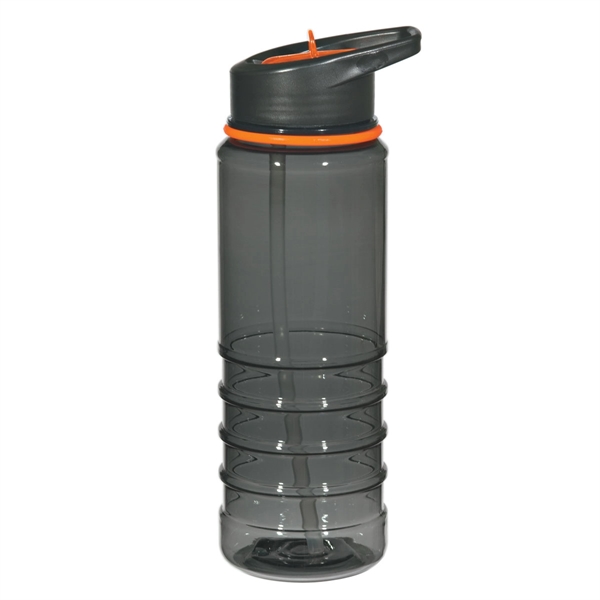 CHARCOAL WITH ORANGE color option for 24 Oz. Tritan Water Bottle