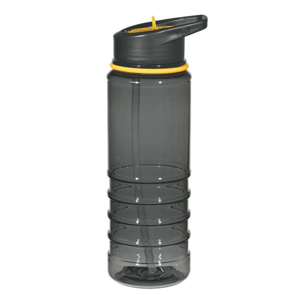 CHARCOAL WITH YELLOW color option for 24 Oz. Tritan Water Bottle