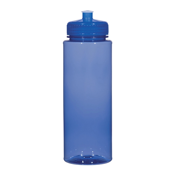 Translucent Blue color option for 32 Oz. Leak Resistant Fitness Bottle
