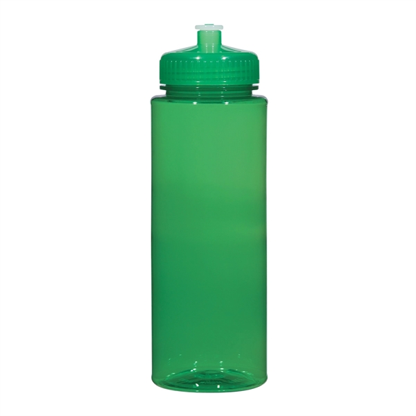 Translucent Green color option for 32 Oz. Leak Resistant Fitness Bottle