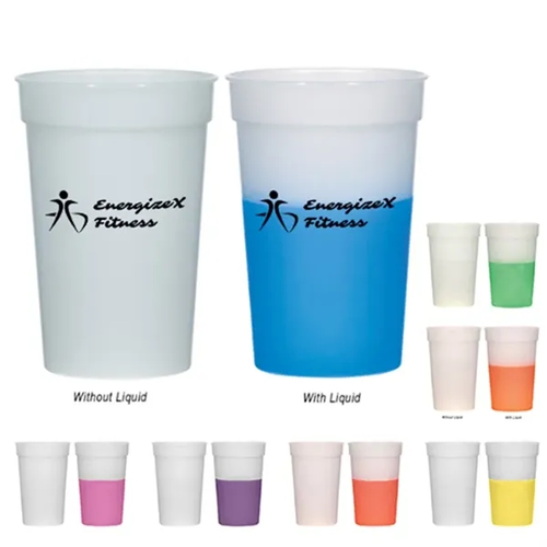 Main photo of Plastic Reusable Beverage Cup   17 Oz.