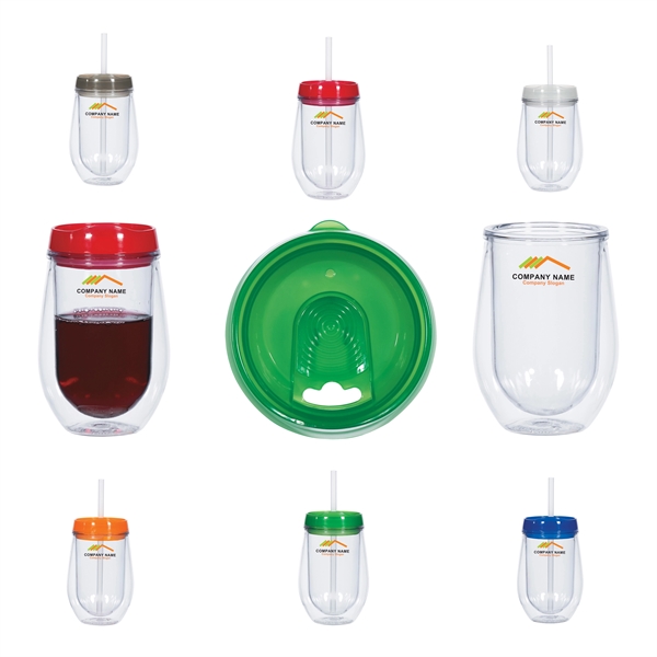 CLEAR color option for Beverage Tumbler