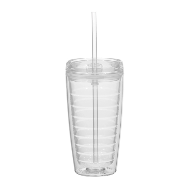 Clear color option for Insulated Acrylic Cup