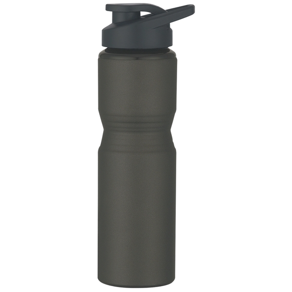 Matte Black color option for Aluminum Sports Bottle